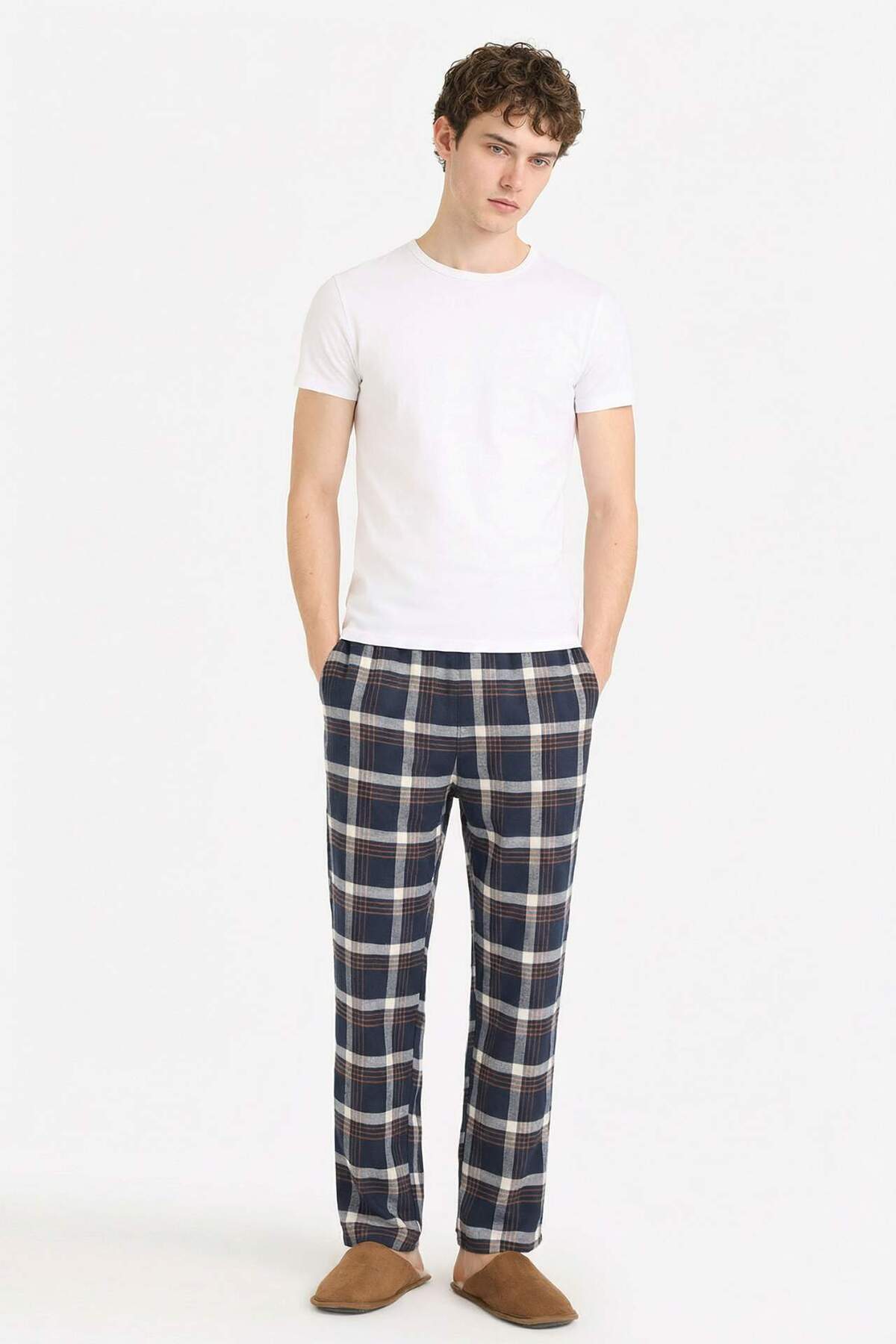DeFacto Regular Fıt Uzun Boy Flanel Alt G8209AX26SP