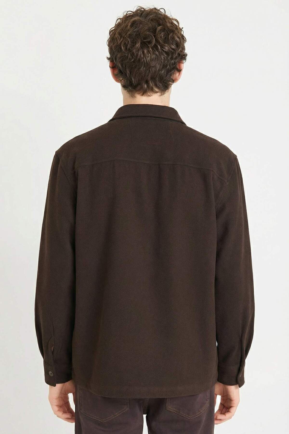 DeFacto Regular Fit Flanel Gömlek G8116AX25WN görsel 5