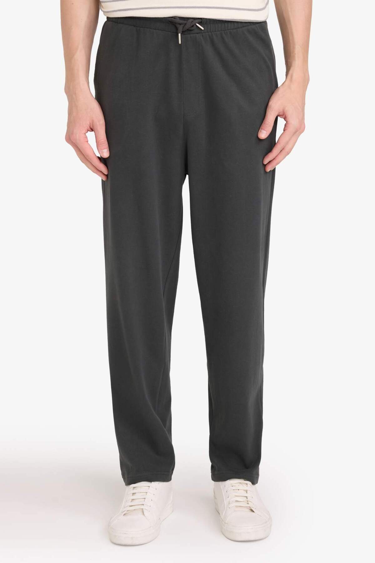 DeFacto Ultra Yumuşak %100 Pamuk REGULAR FIT Pantolon F9658AX26SP görsel 3