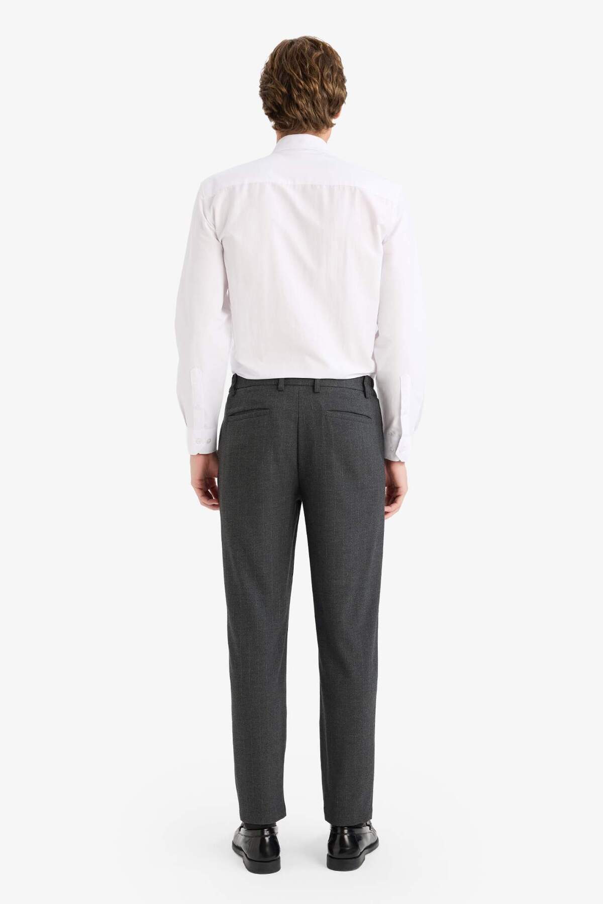 Tailored Fit Pantolon G7951AX25WN — خاکستری — تصویر 4 از 4