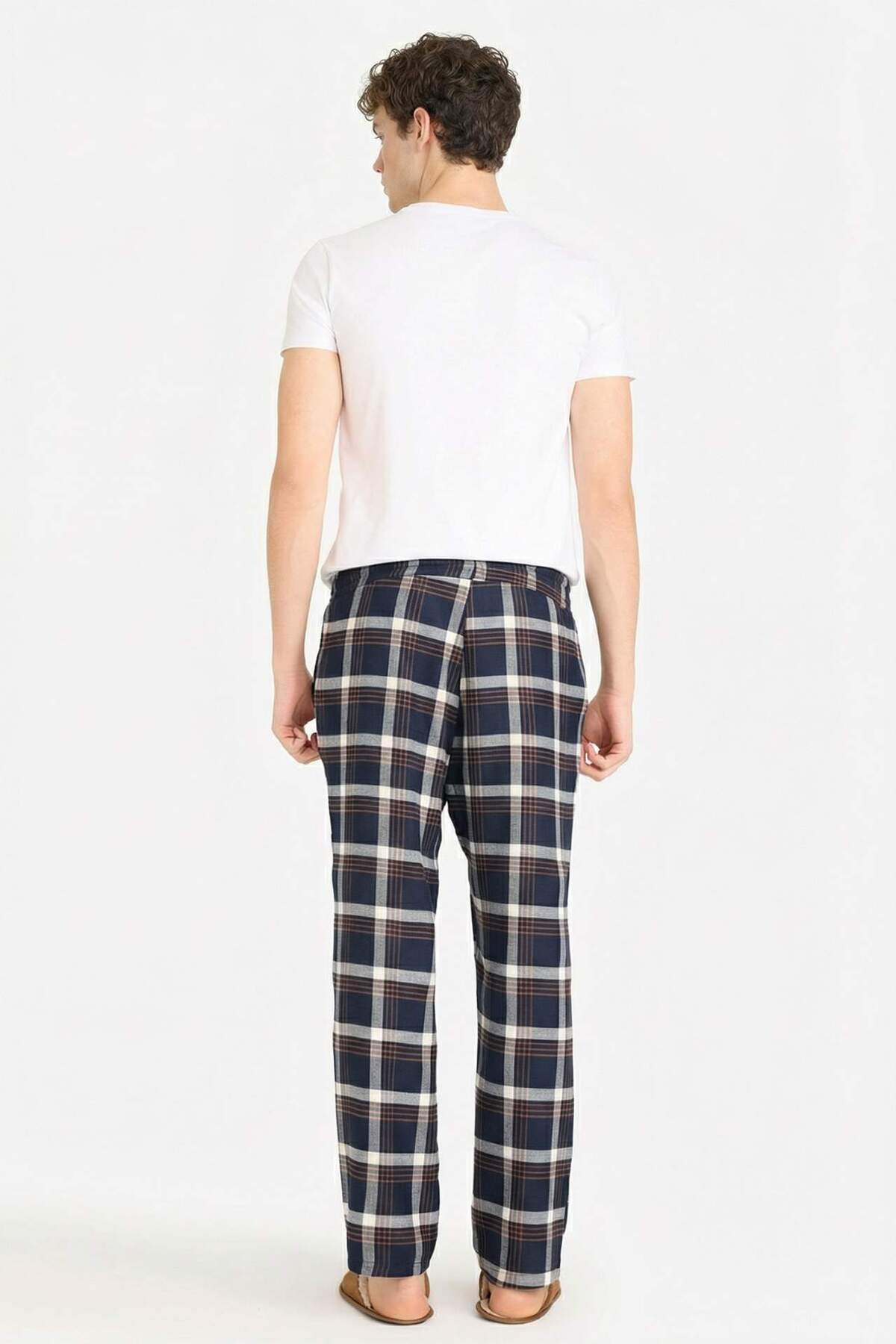 DeFacto Regular Fıt Uzun Boy Flanel Alt G8209AX26SP görsel 5