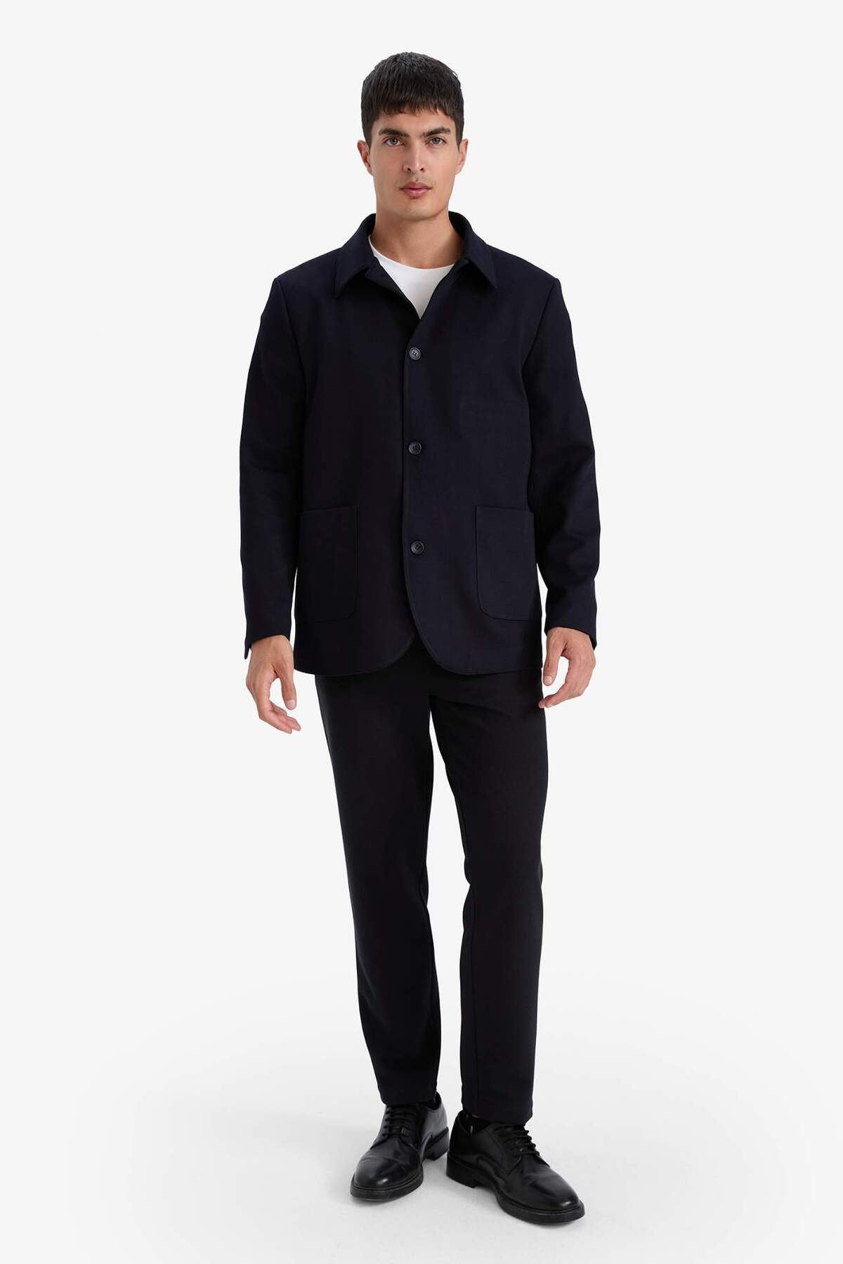DeFacto Esnek Kumaş Tailored Fıt Pantolon D3695AX26SP görsel 2