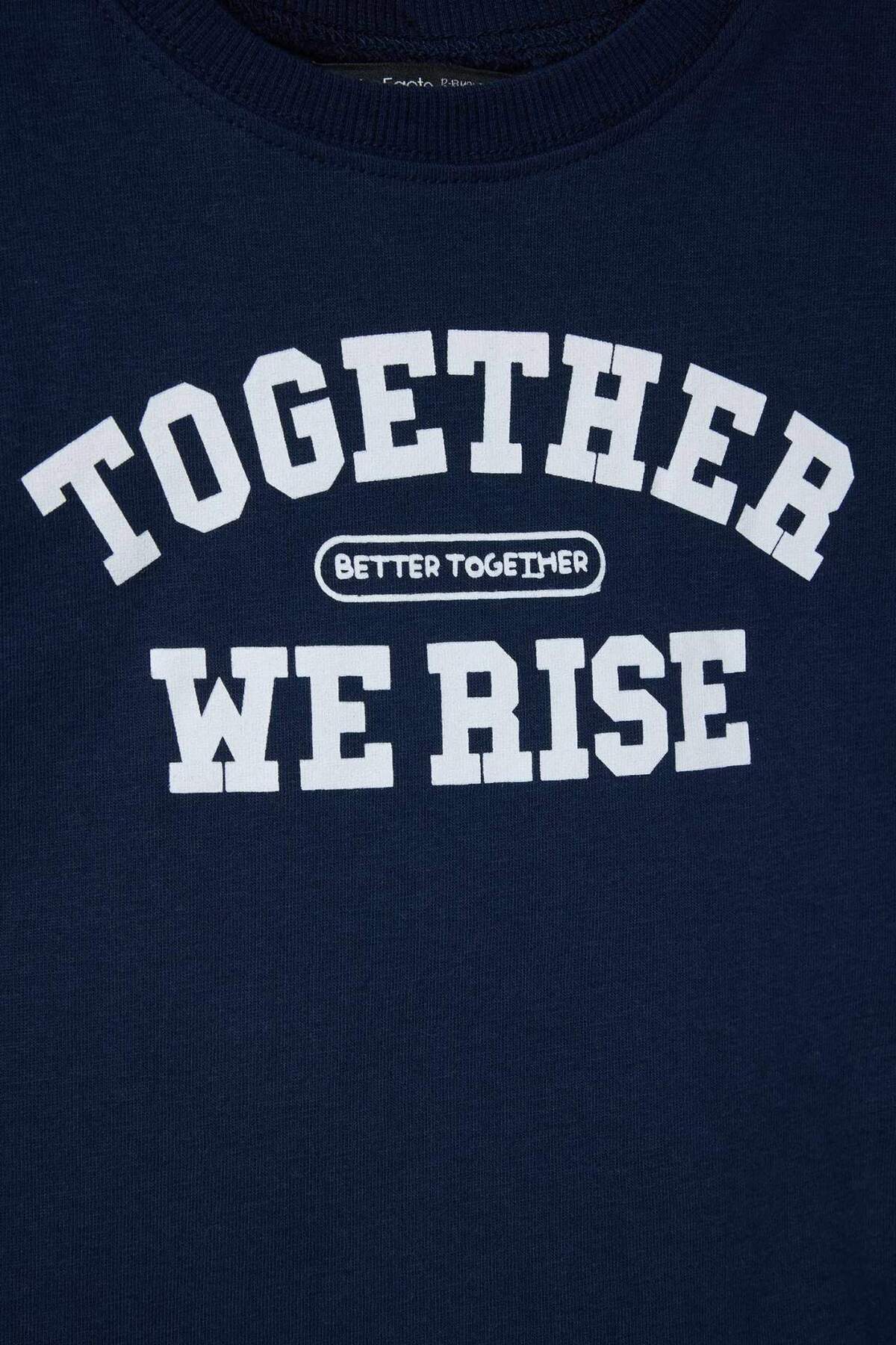 Defacto Oversize Baskılı 2'li Uzun Kollu Tişört Erkek Bebek G5908A526SP fotoğrafı 6 (önizleme)