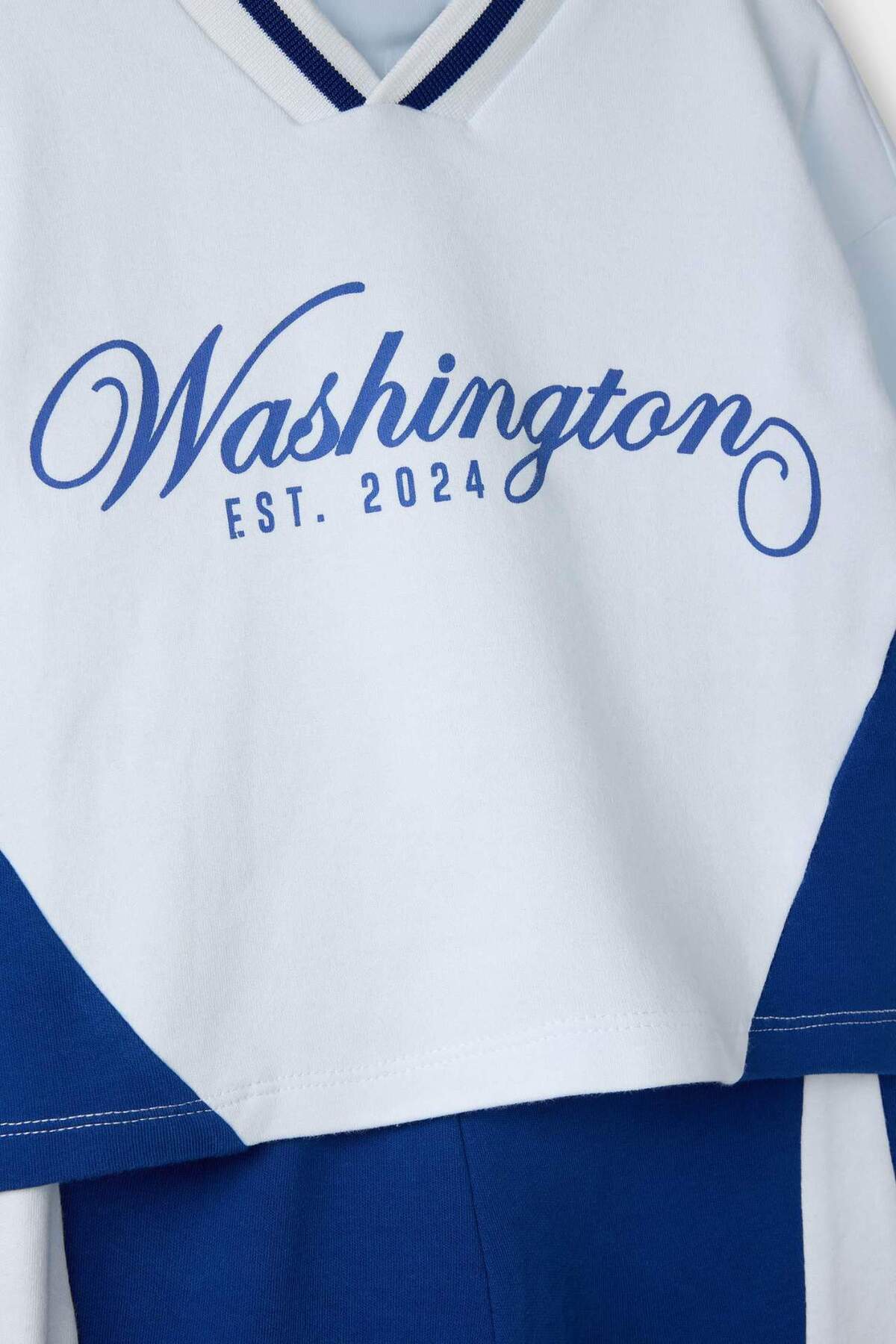 Defacto 2'li Takım Baskılı Sweatshirt Eşofman Altı Erkek Bebek G6132A526SP fotoğrafı 6 (önizleme)