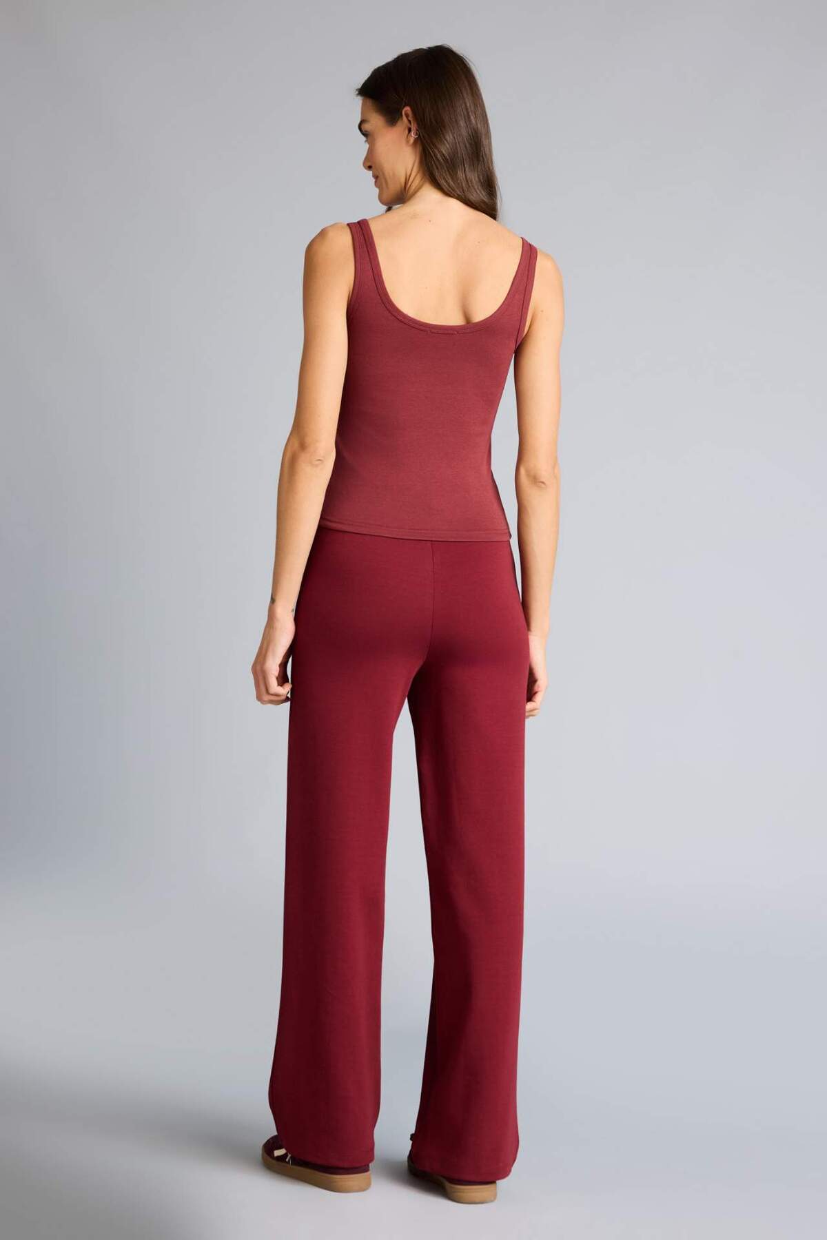DeFacto Straight Fit Beli Lastikli Kalın Eşofman Altı F8513AX25AU görsel 5