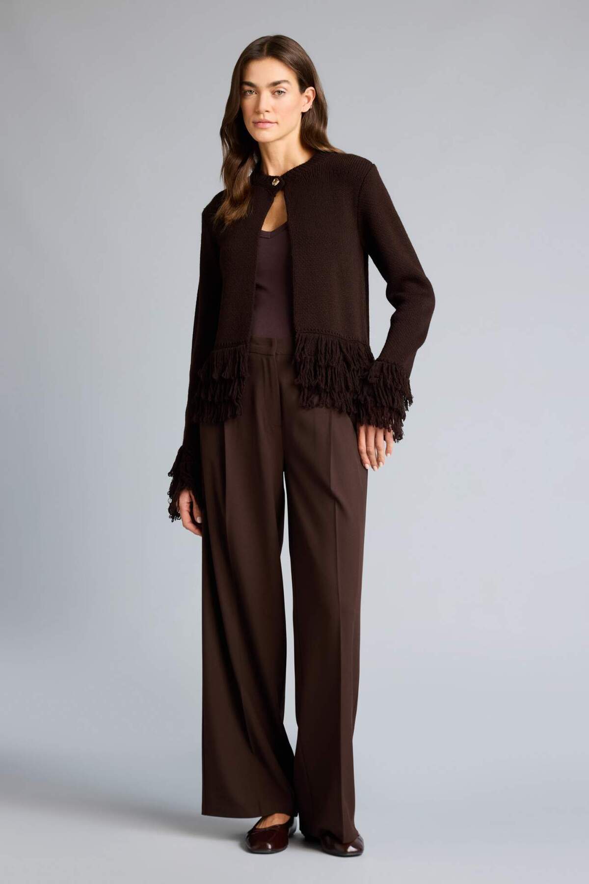 DeFacto Straight Fit Yüksek Bel Pantolon G7825AX26SP görsel 4