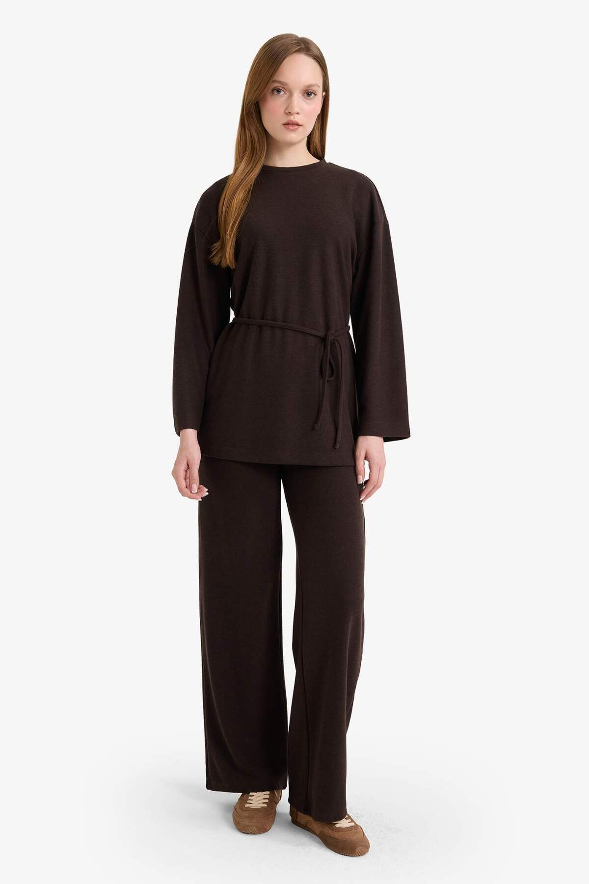 DeFacto Wide Leg Geniş Bol Paça Pantolon G4085AX25WN görsel 2