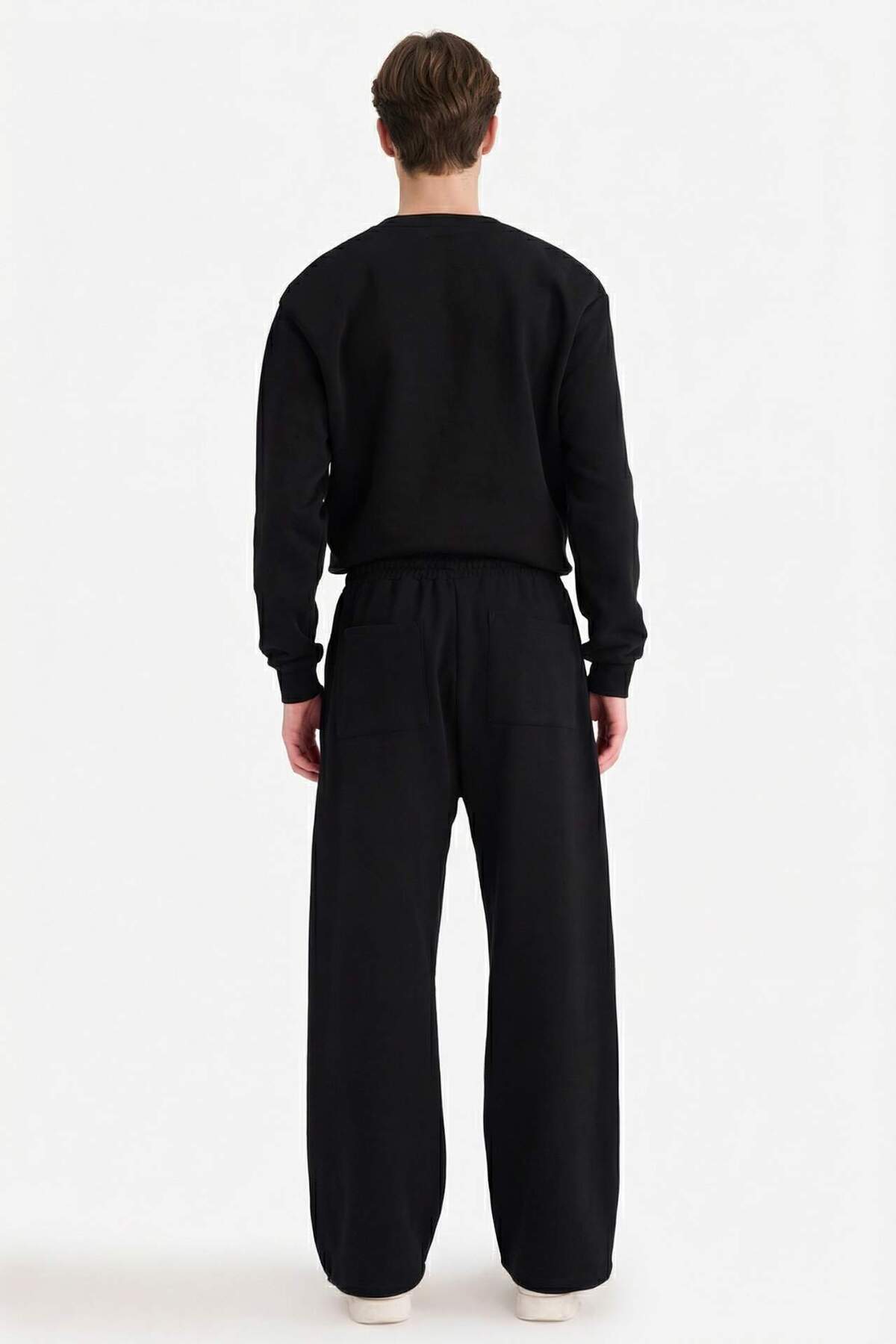 Defacto  Beli Bağcıklı Düz Paça Eşofman Altı G6751AX25AU - Görsel 5