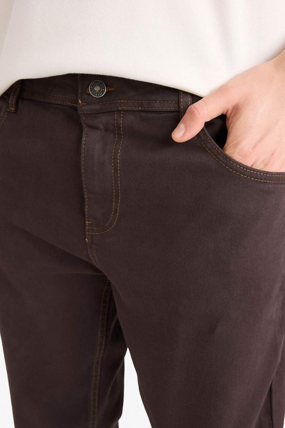 Defacto  Düz Paça Pantolon G6925AX25WN - Görsel 3