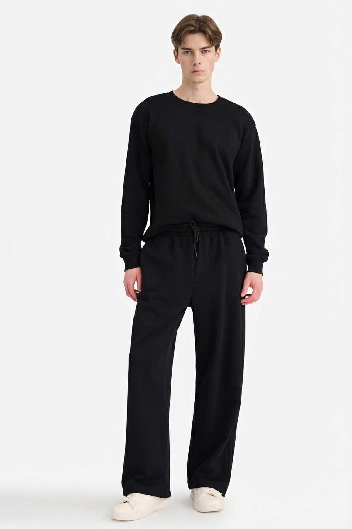 Defacto  Beli Bağcıklı Düz Paça Eşofman Altı G6751AX25AU