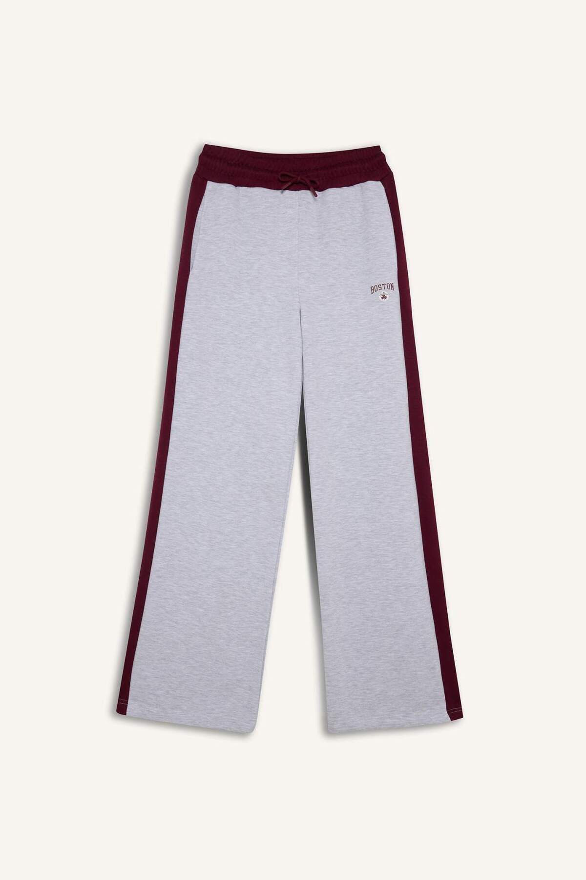 DeFacto Aırtech NBA Boston Celtics Wide Leg Cepli Geniş Paça Standart Boy Modal Sporcu Pantolon G5485AX25AU görsel 7