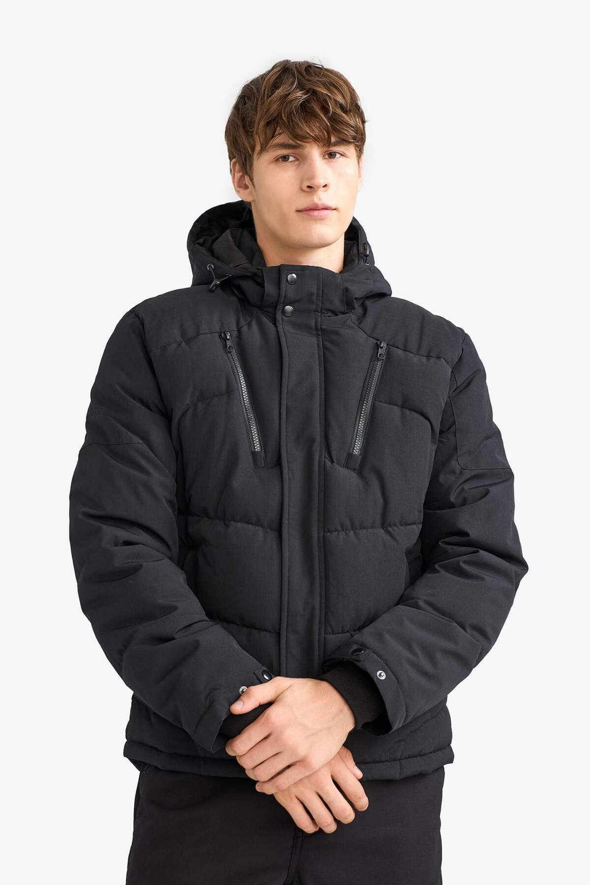 Defacto  Su İtici Slim Fit Mont F1147AX25WN - Görsel 4