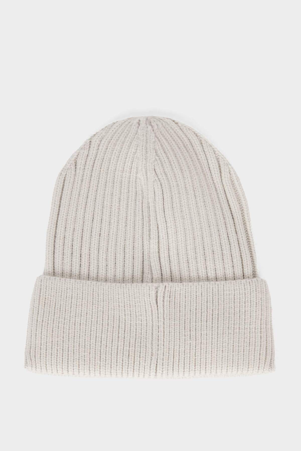 Defacto  Erkek Etiket Baskılı İçi Polarlı Bere F4131AX25WN - Görsel 3