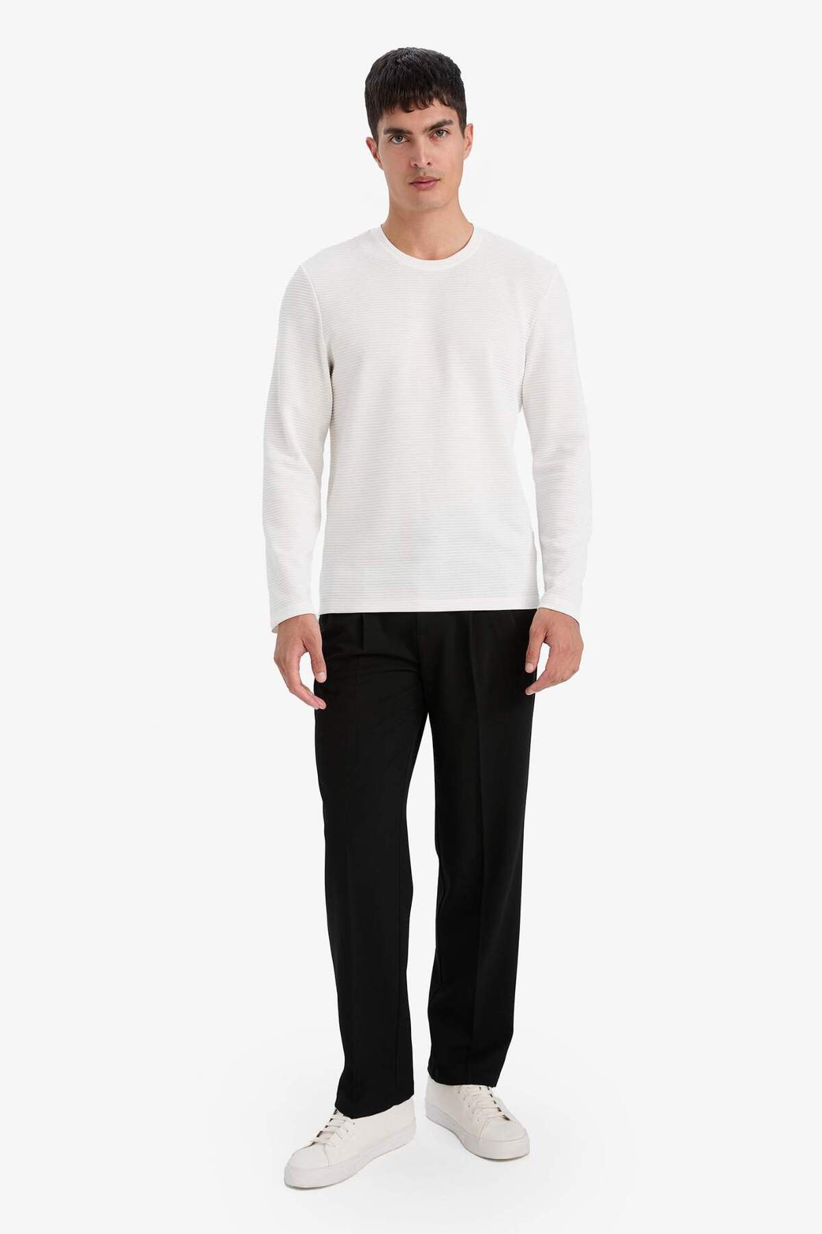 سویشرت Slim Fit Crew Neck Sweatshirt G2605AX25AU — طلایی — تصویر 2 از 6