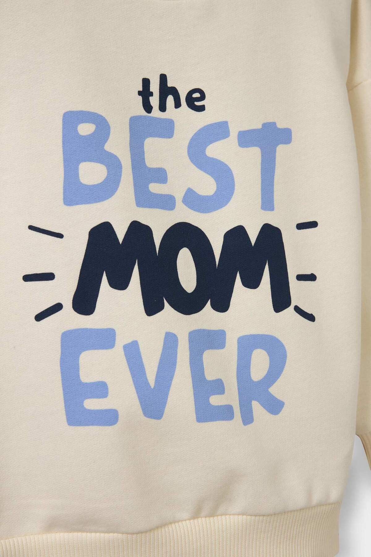 Defacto Bisiklet Yaka Baskılı İçi Yumuşak Tüylü 2'li Sweatshirt Erkek Bebek G4283A525WN fotoğrafı 2 (önizleme)