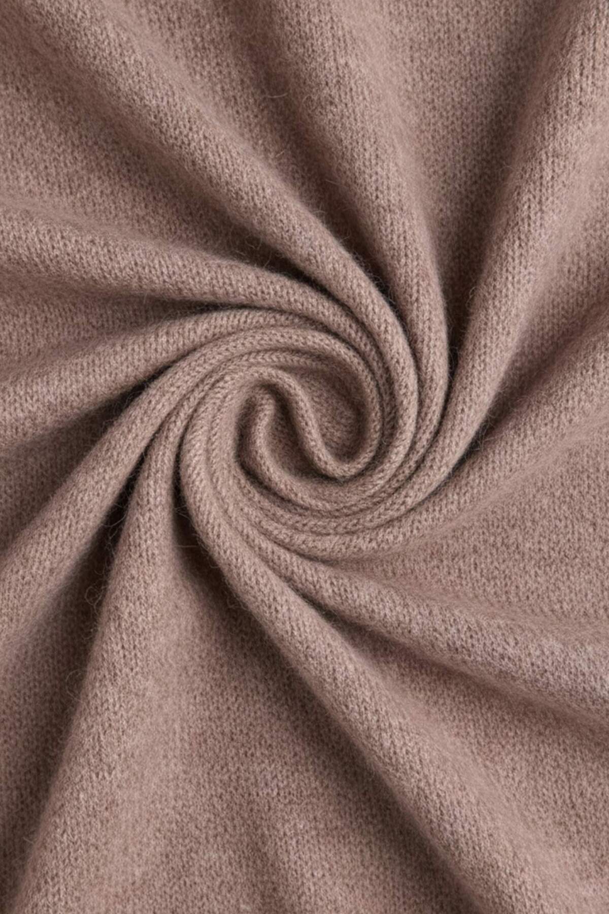 Defacto  Yün Karışımlı Bisiklet Yaka Oversize Fit Triko Kazak F3254AX25WN - Görsel 2