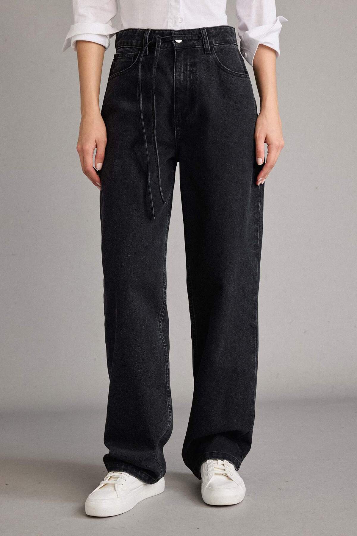 Defacto  %100 Pamuk Jean Pantolon G4854AX25WN - Görsel 3