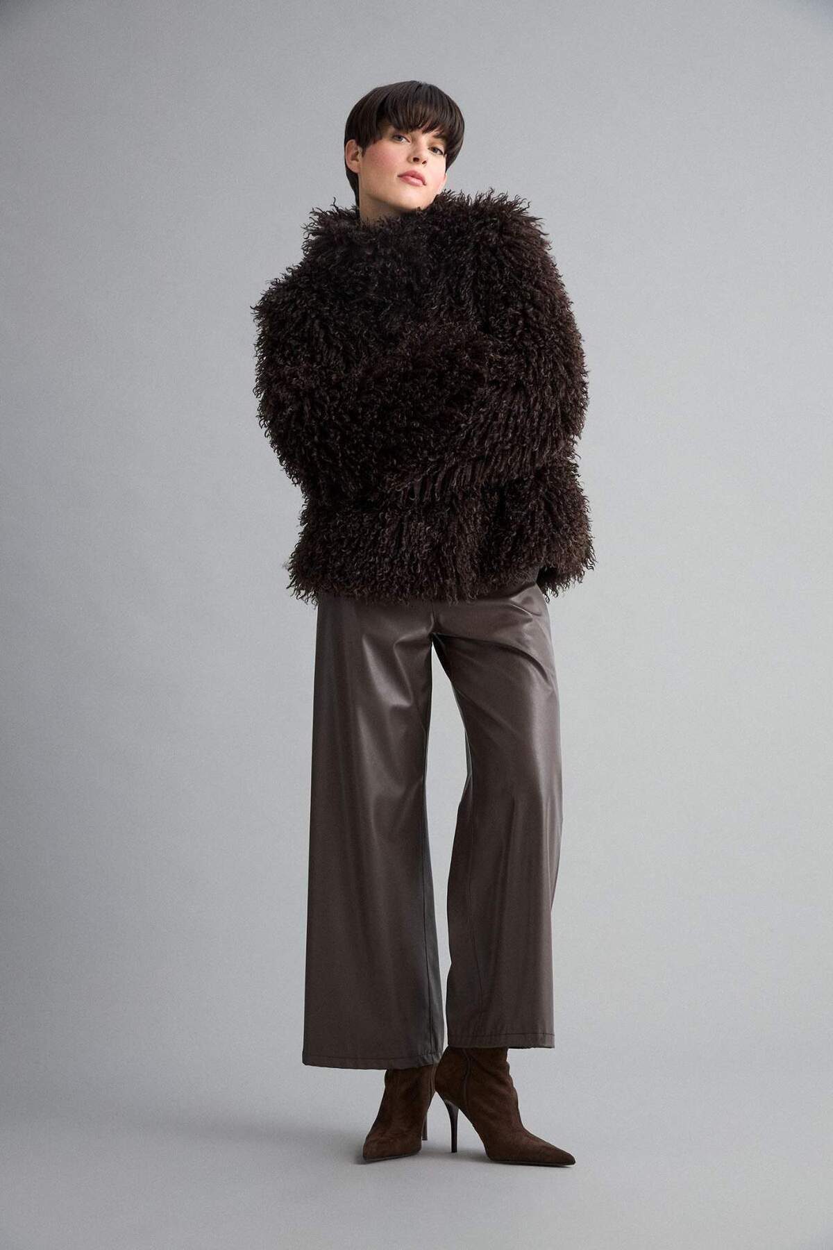 Defacto  Regular Fit Suni Kürk F5571AX25WN - Görsel 3