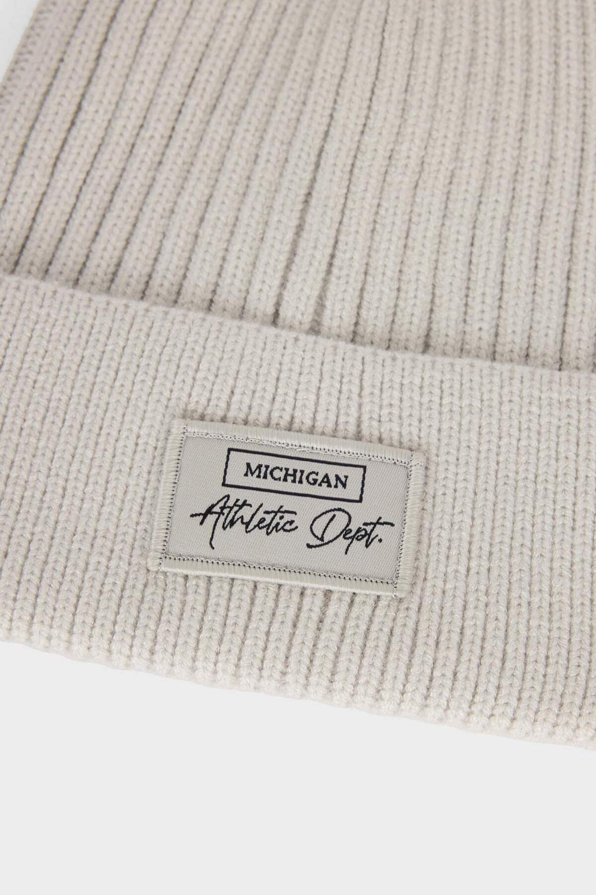 Defacto  Erkek Etiket Baskılı İçi Polarlı Bere F4131AX25WN - Görsel 2