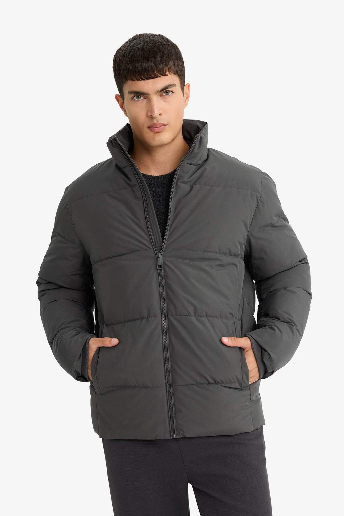 Defacto  Su İtici Fermuarlı Mont E9991AX25WN - Görsel 3