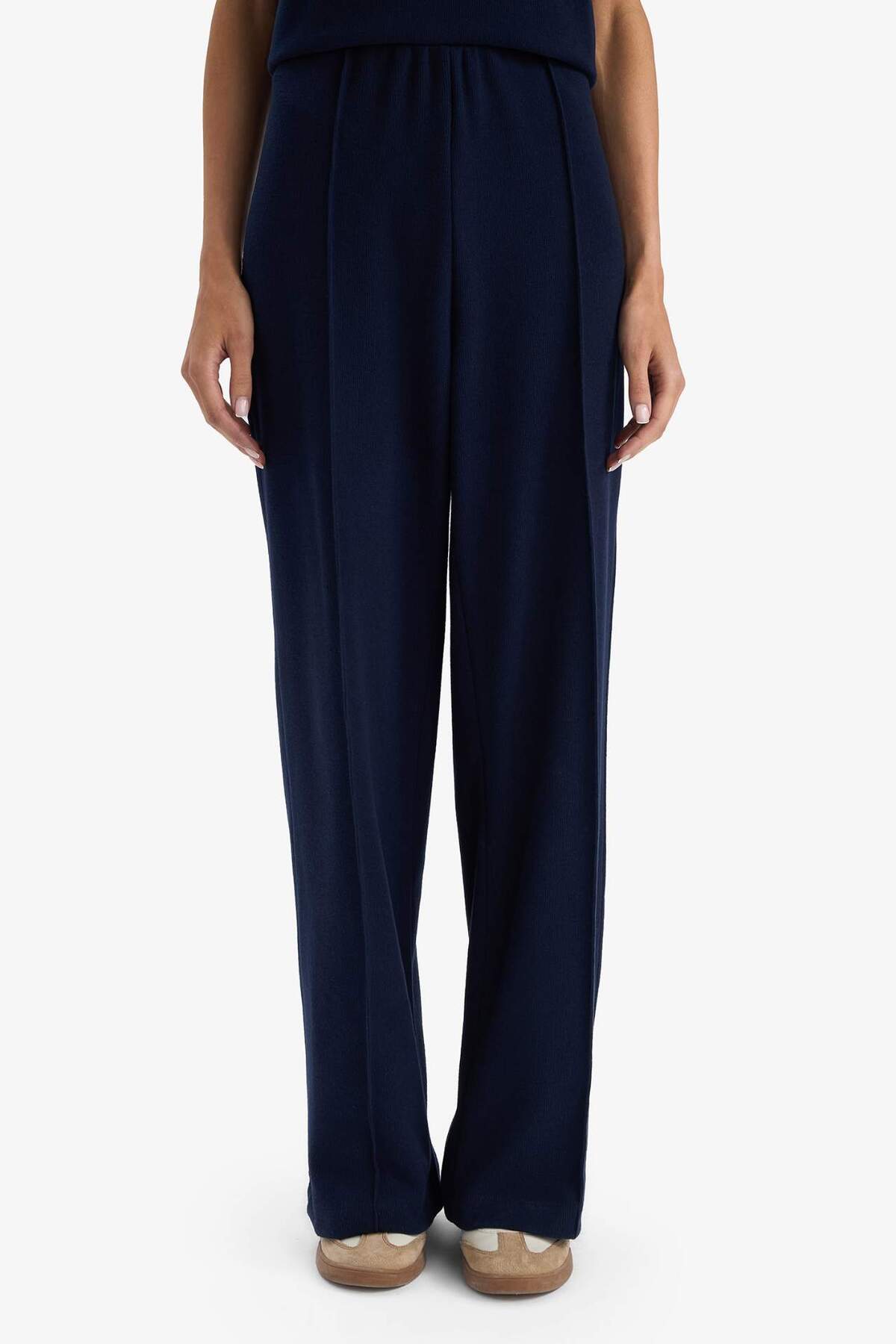 DeFacto Wide Leg Geniş Bol Paça Pantolon G4282AX25WN görsel 3