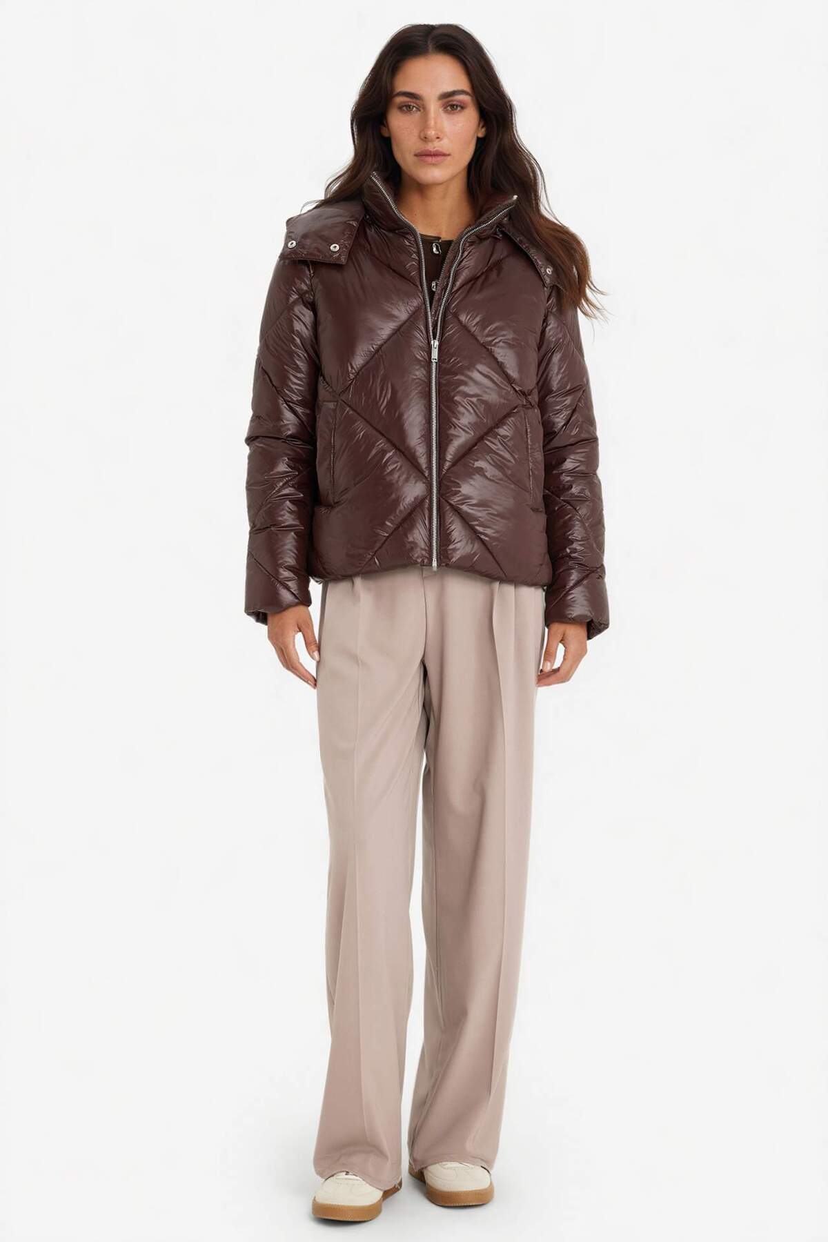 DeFacto Su İtici Regular Fit Kapüşonlu Mont F2823AX25WN görsel 2