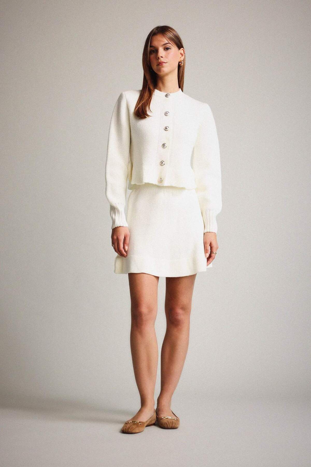 Defacto  Bisiklet Yaka Düğmeli Triko Hırka G3357AX25AU - Görsel 2