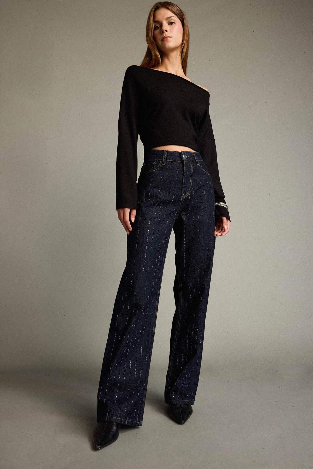 Defacto  %100 Pamuk Relax Fıt Jean Pantolon G3204AX25AU