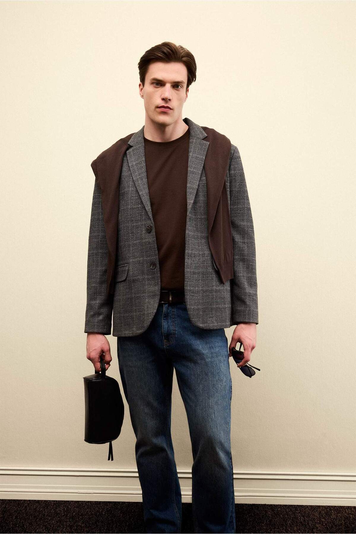 Defacto  Modern Fıt Blazer Ceket F7673AX25AU - Görsel 3