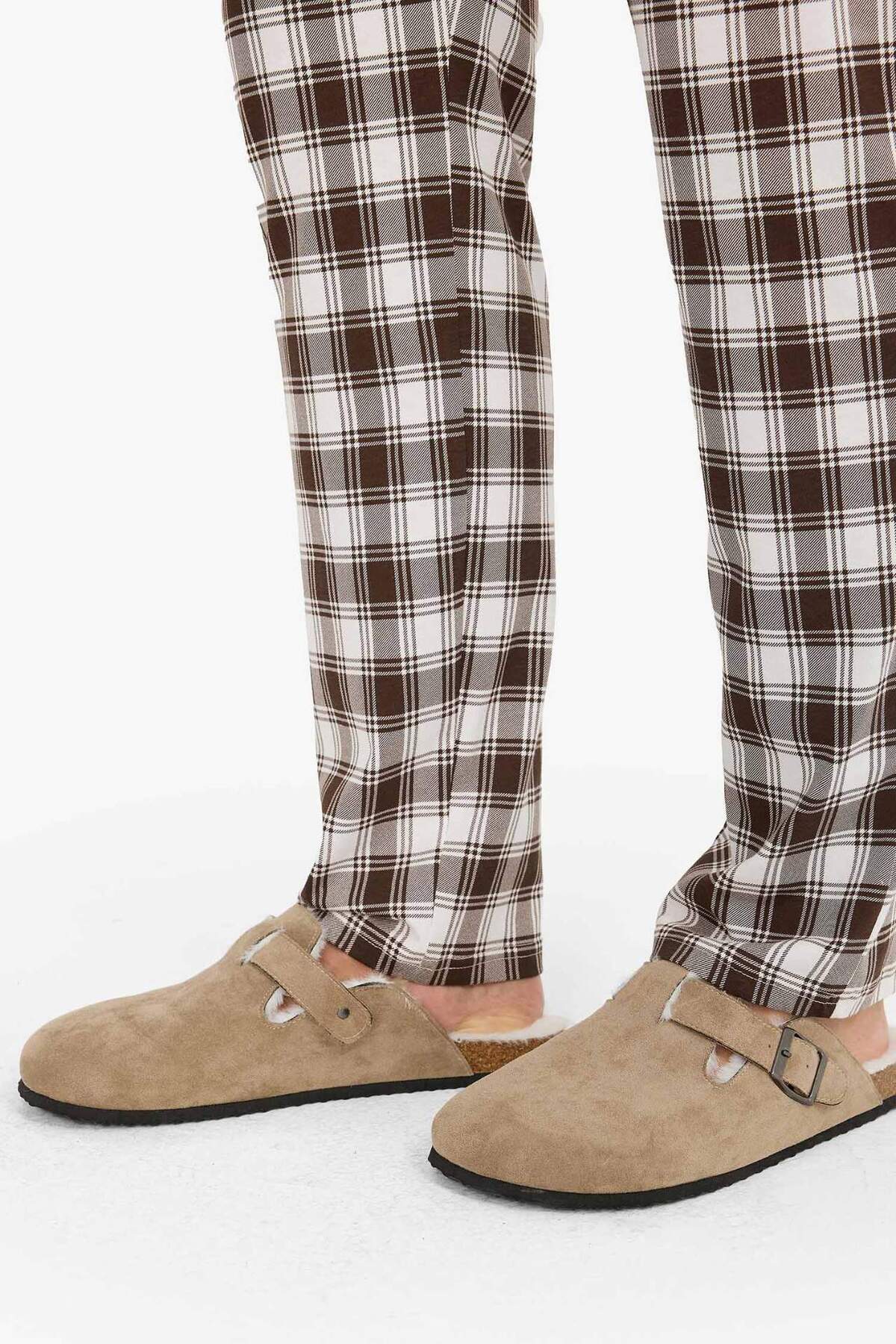 Defacto  Erkek Düz Taban Süet Ev Terliği F0481AX25WN - Görsel 2