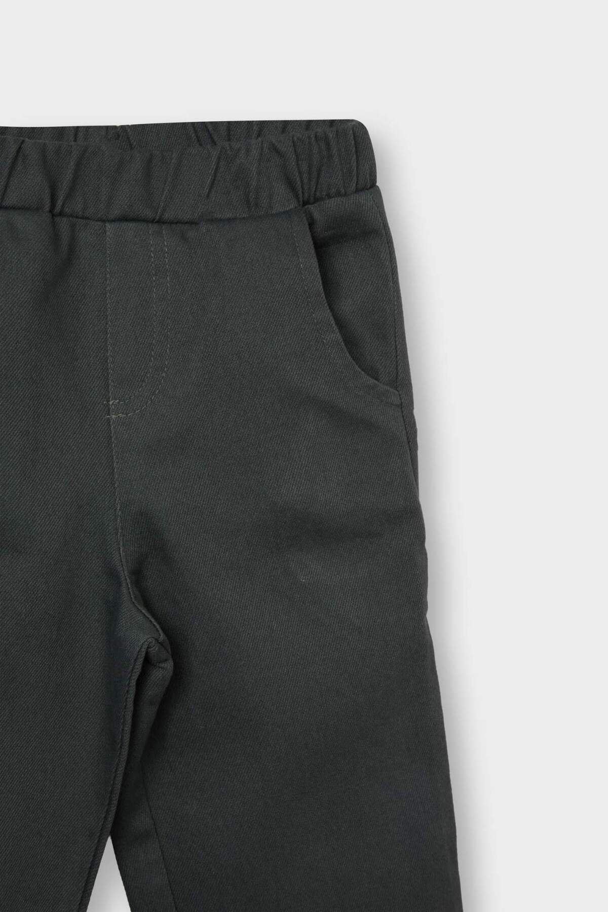 Defacto Etiket Baskılı Gabardin Pantolon Erkek Bebek F9993A525WN fotoğrafı 2 (önizleme)