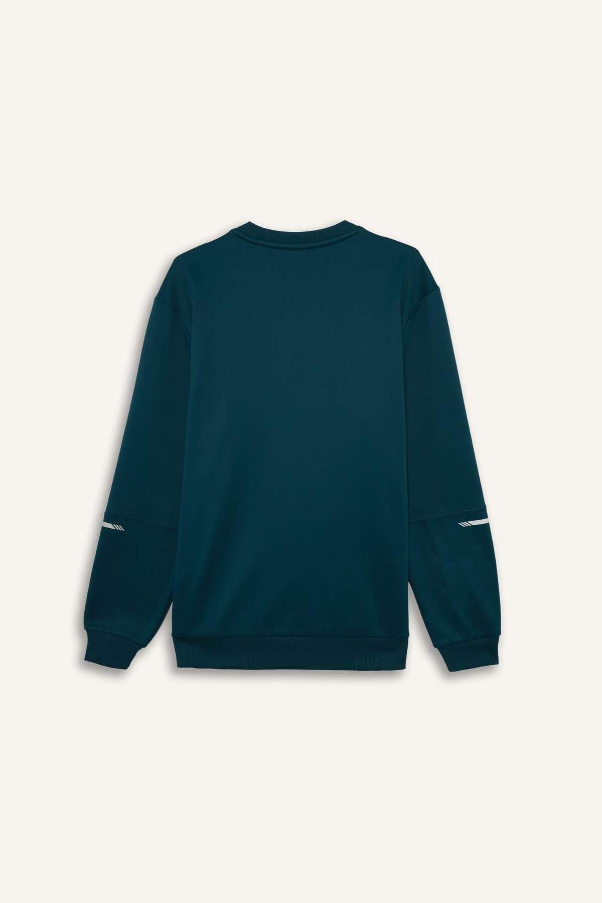 DeFacto Sıcak Tutan Standart Fit Bisiklet Yaka Sporcu Sweatshirt F2379AX25WN görsel 6