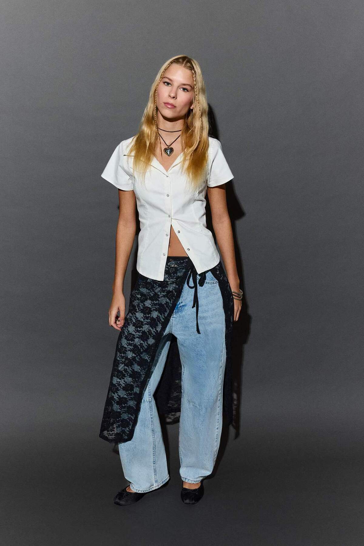 Defacto  Fitted Kısa Kollu Gömlek F9877AX25AU - Görsel 2