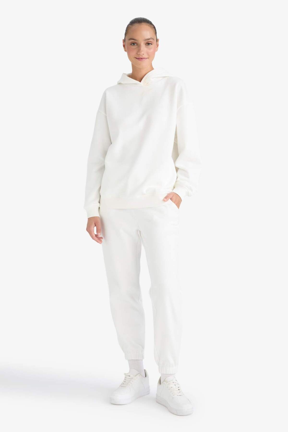 Basıc Waist Lace-up Thick Jogger Joggers with Pockets F9622AX25AU