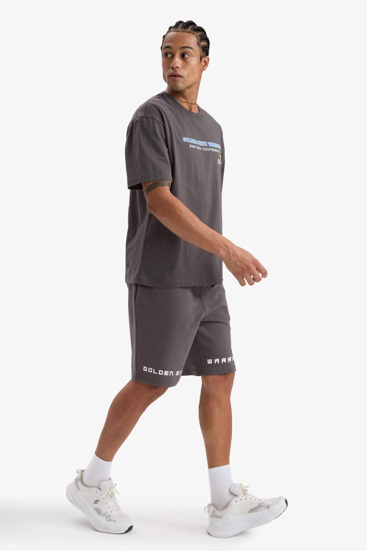 NBA Golden State Warriors Standard Fit Short Leg Shorts E8753AX25AU