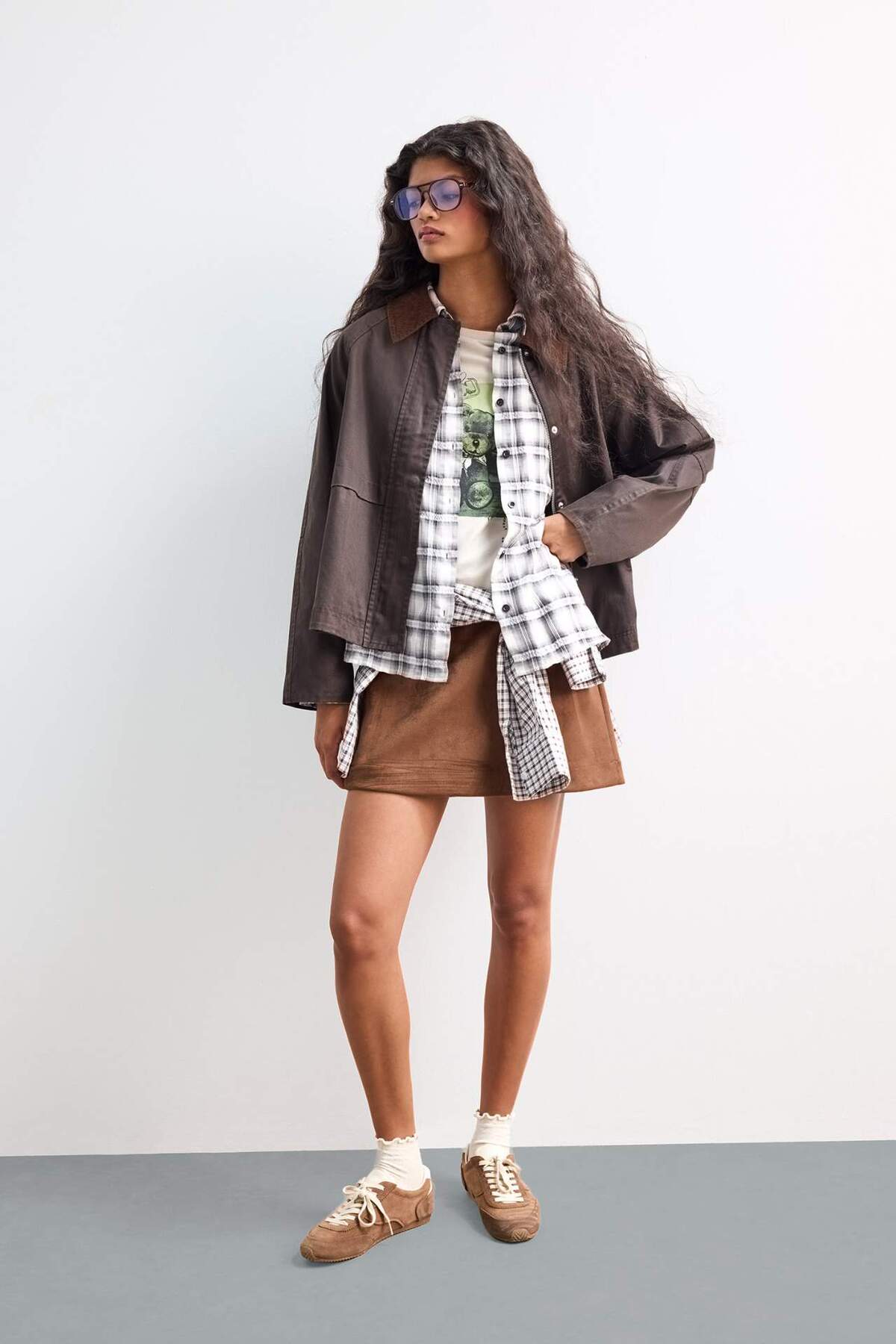 Defacto  Su Geçirmez Relax Fit Kontrast Yaka Fermuarlı Mont E8623AX25AU - Görsel 2