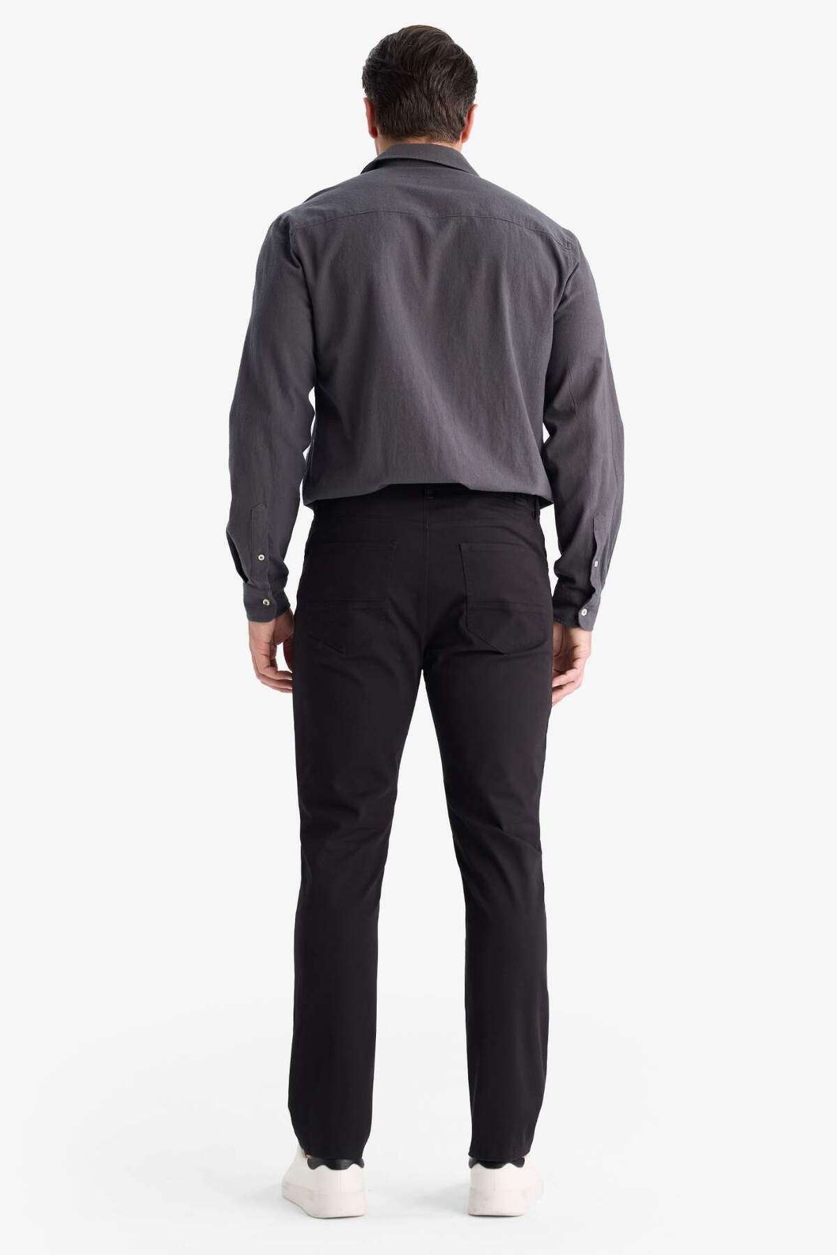 Slim Fit Pantolon B2089AX25AU — مشکی — تصویر 7 از 8