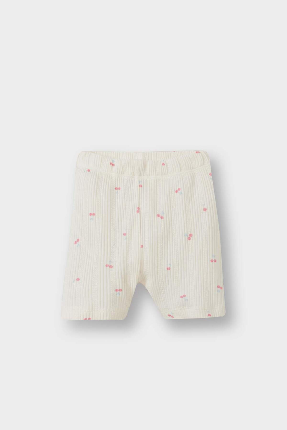 Defacto Pijama Takımı Meyve Desenli Askılı Ribana Üst Şort Kız Bebek E4654A525HS fotoğrafı 2 (önizleme)