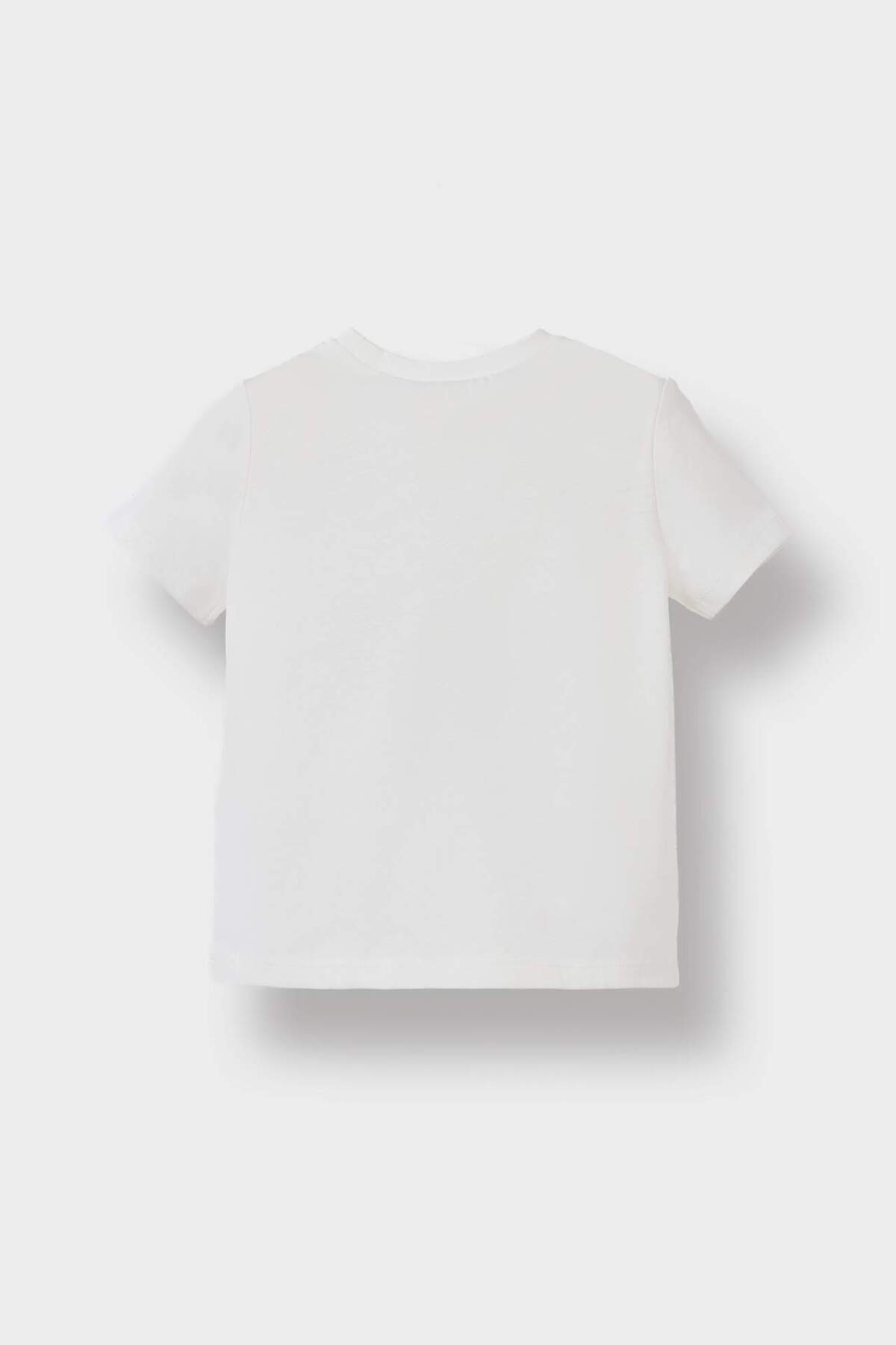 Defacto %100 Pamuklu Uzay Baskılı Beli Lastikli Pijama Takımı Erkek Bebek E4788A525HS fotoğrafı 6 (önizleme)
