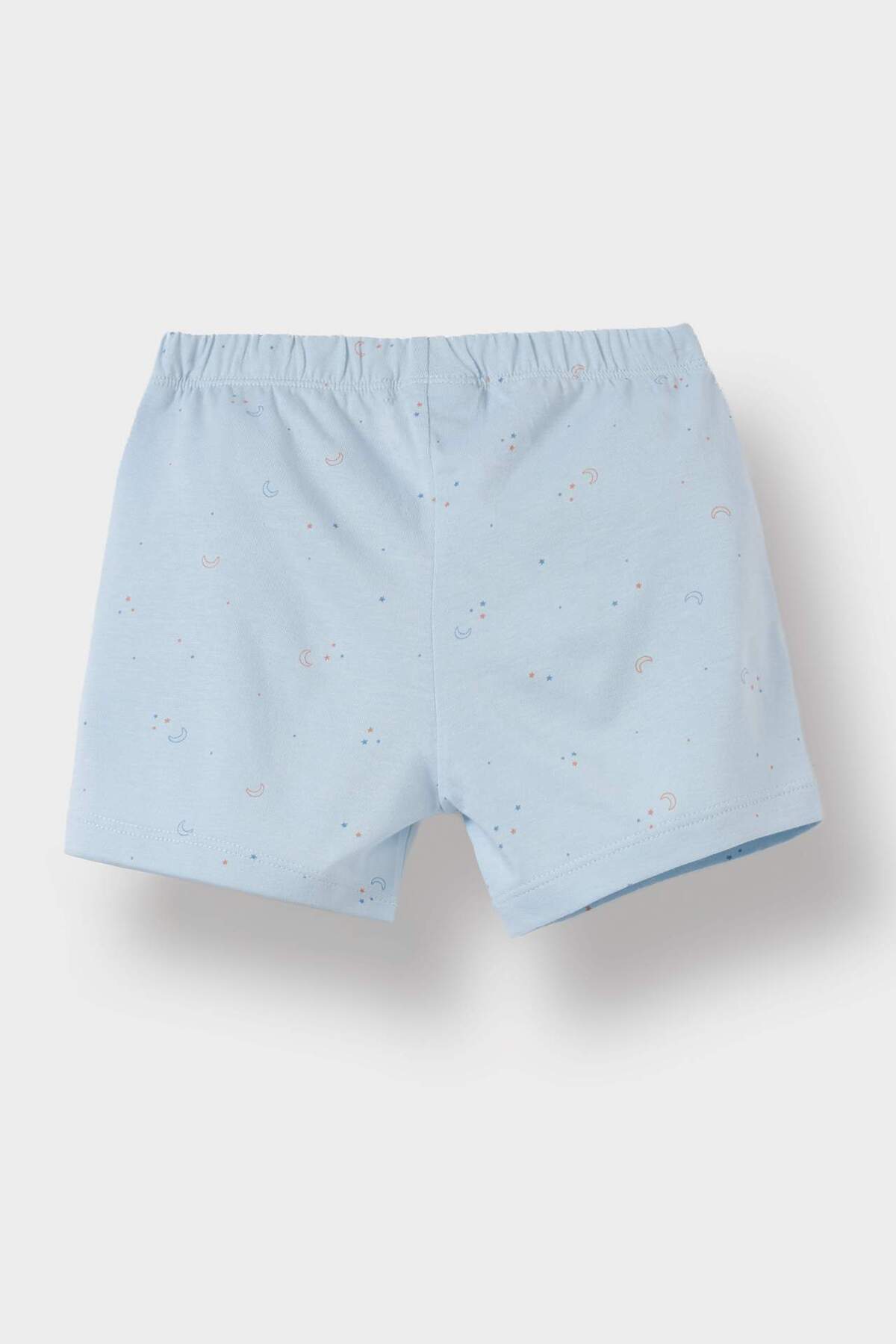 Defacto %100 Pamuklu Uzay Baskılı Beli Lastikli Pijama Takımı Erkek Bebek E4788A525HS fotoğrafı 7 (önizleme)
