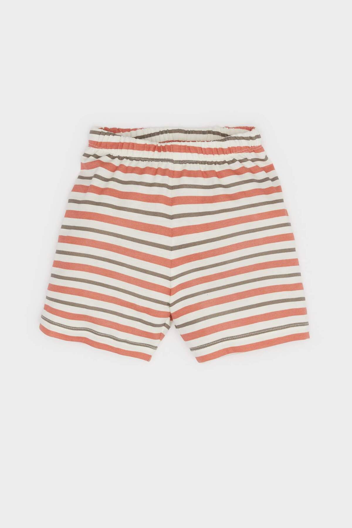 Defacto %100 Pamuklu Beli Lastikli 4lü Pijama Takımı Erkek Bebek E1188A525HS fotoğrafı 7 (önizleme)