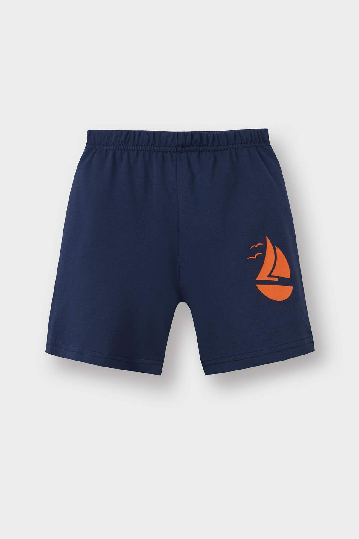 Defacto 2li Takım Deniz Baskılı Atlet Beli Lastikli Şort Erkek Bebek E2455A525SM fotoğrafı 2 (önizleme)