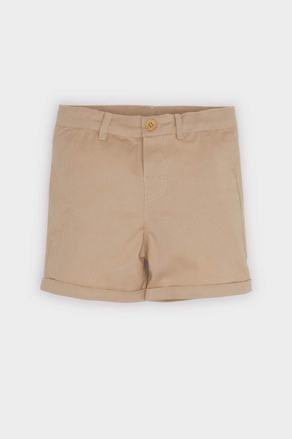 Defacto 2li Takım Çizgili Polo Tişört Şort Erkek Bebek C3439A525SM fotoğrafı 2 (önizleme)