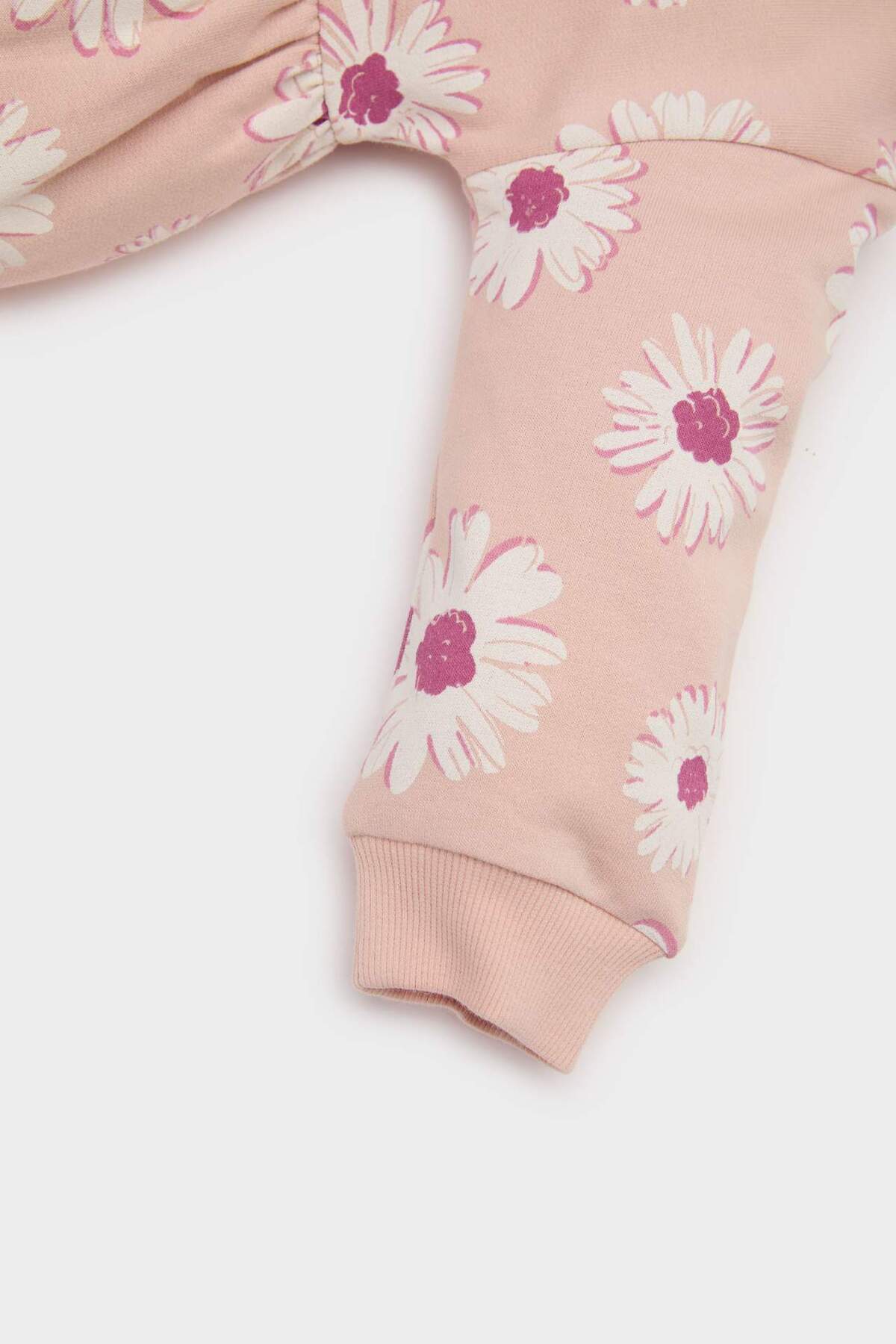 Defacto Çiçekli Uzun Kollu Elbise Kız Bebek E5788A525SP fotoğrafı 3 (önizleme)