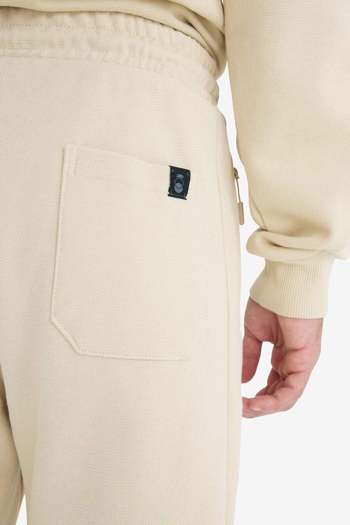 DeFacto Slim Fit Dar Kesim Fermuar Cepli Pike Eşofman Altı D5258AX25SP görsel 7