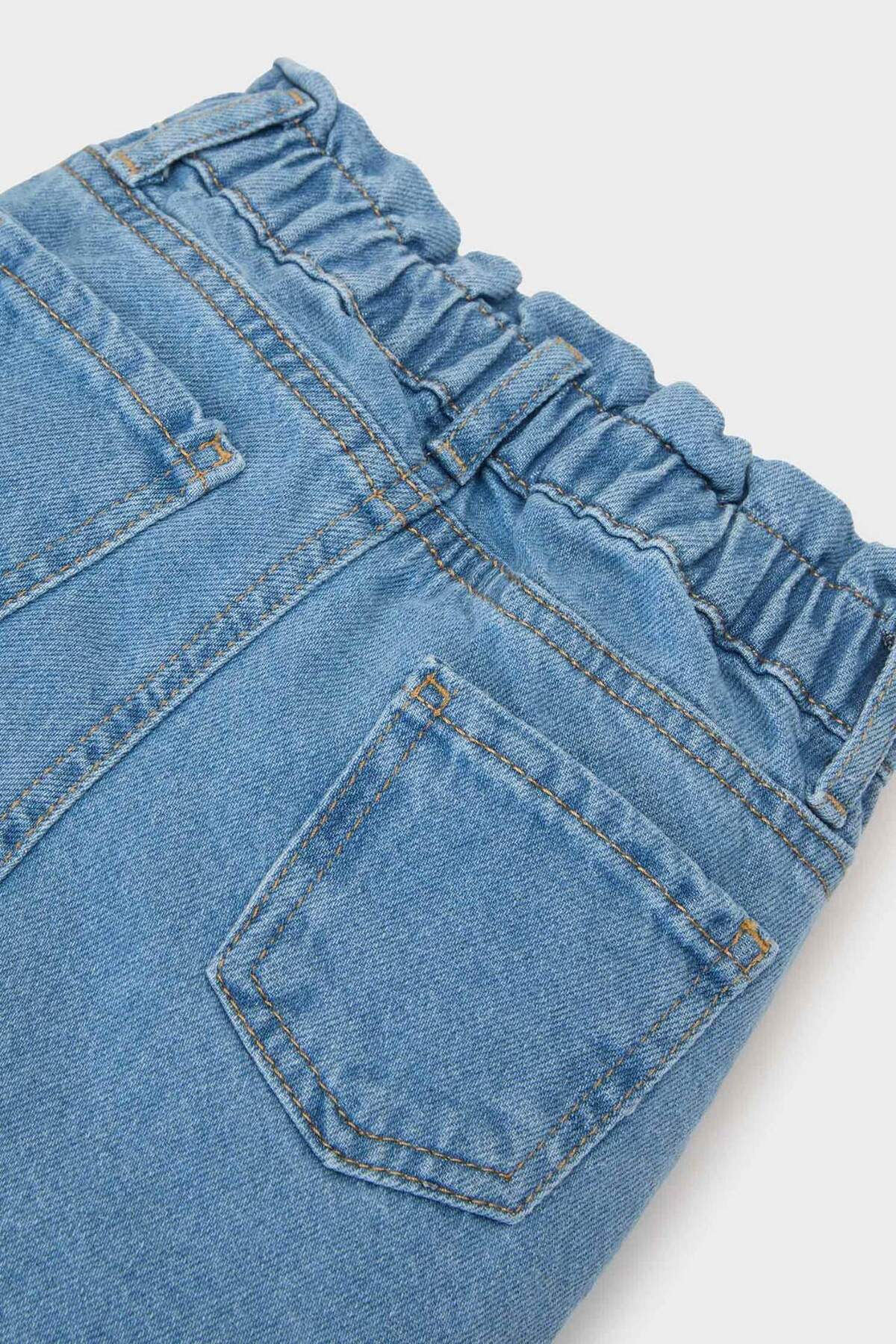 Defacto Duble Paça Jean Pantolon Kız Bebek E0424A525SP fotoğrafı 5 (önizleme)