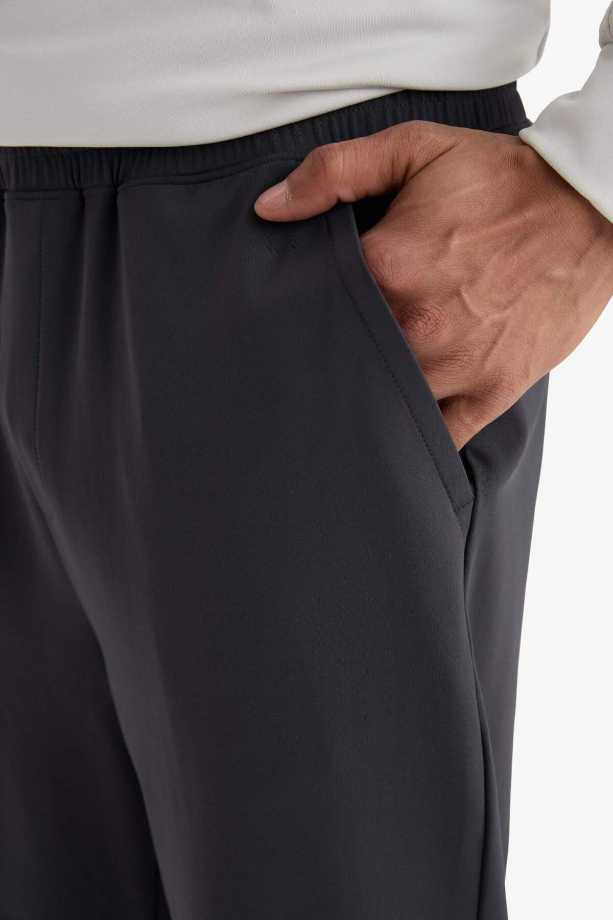 Defacto  Slim Fit Dar Kesim Standart Paça Sporcu Jogger Eşofman Altı D7240AX25SP - Görsel 6