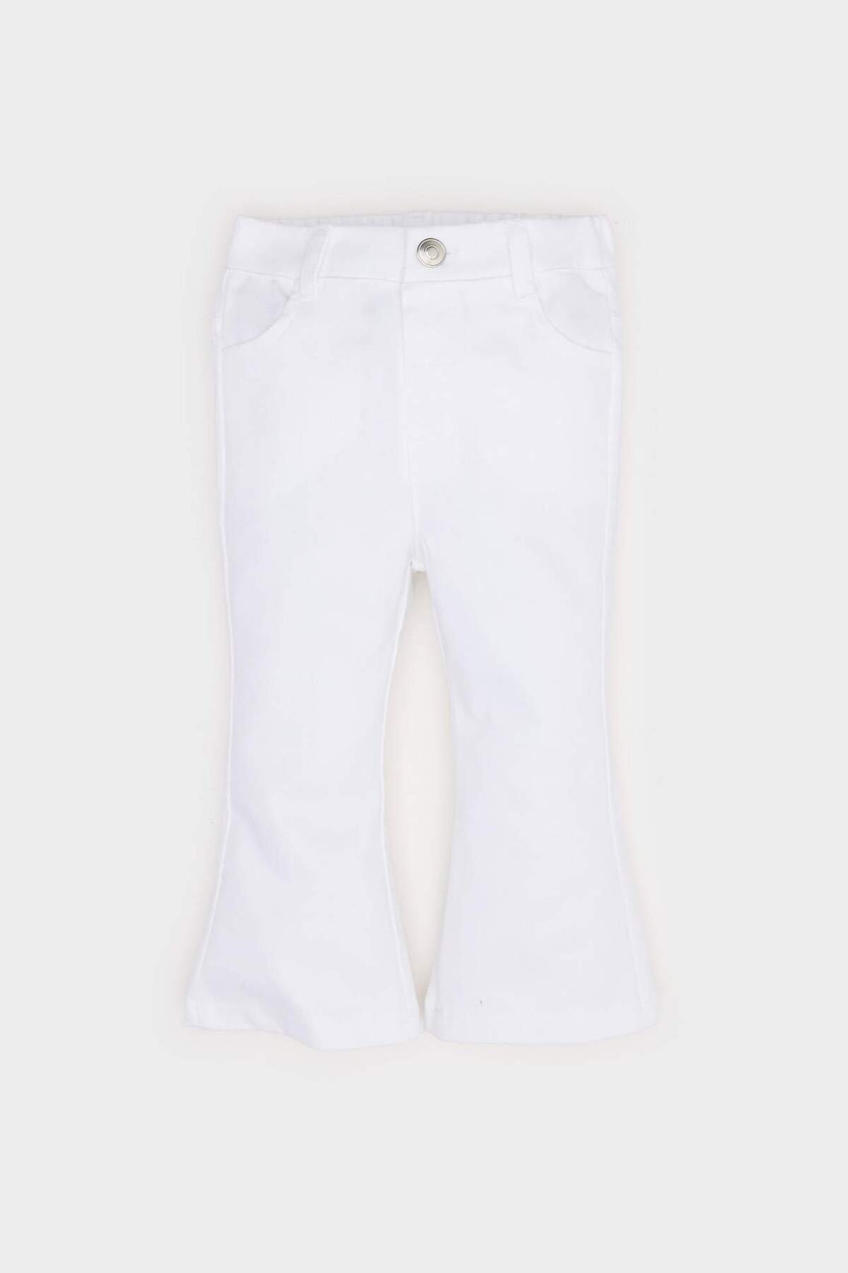 Defacto Flare Fit İspanyol Paça Gabardin Pantolon Kız Bebek E1798A525SM fotoğrafı 2 (önizleme)