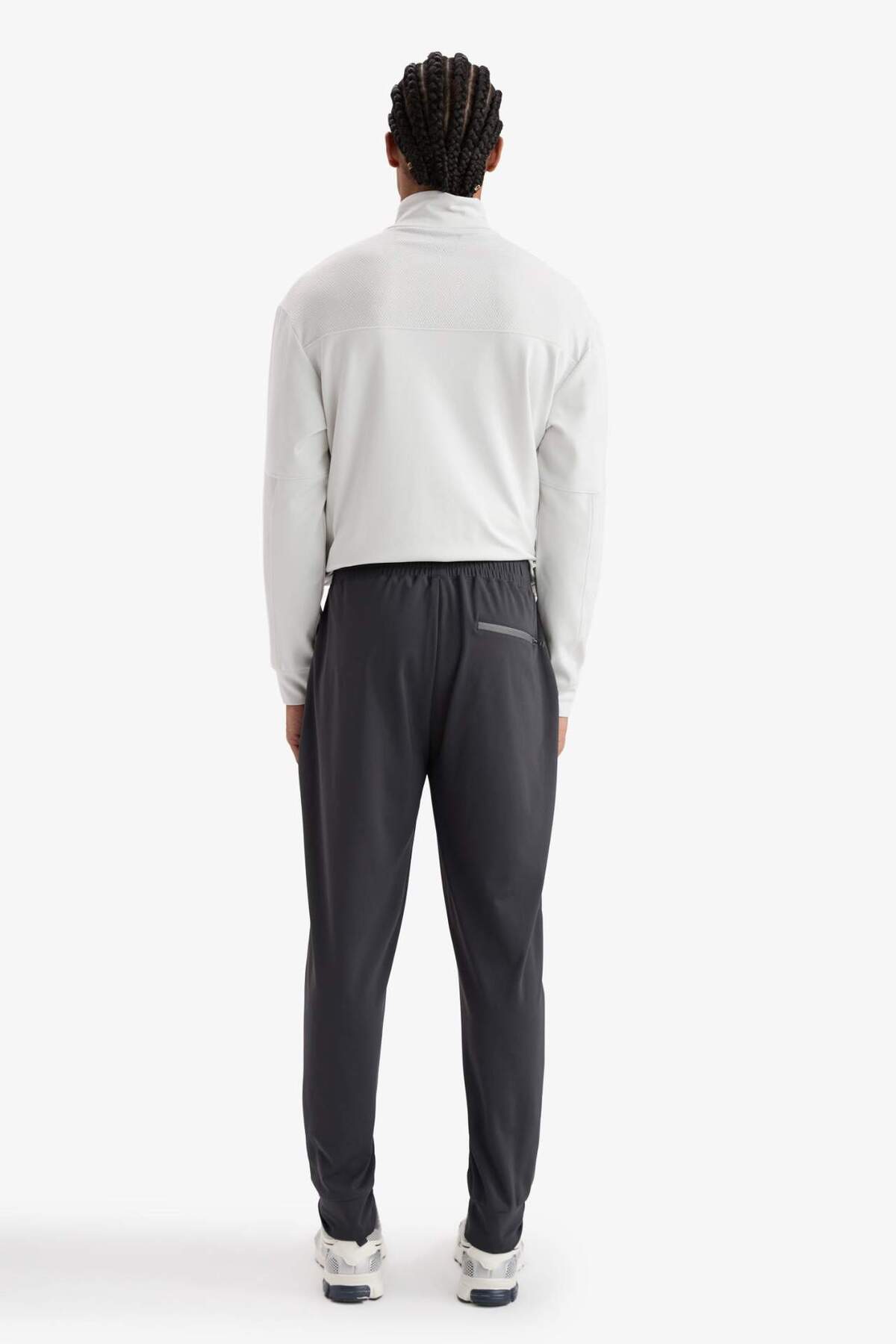 Defacto  Slim Fit Dar Kesim Standart Paça Sporcu Jogger Eşofman Altı D7240AX25SP - Görsel 7