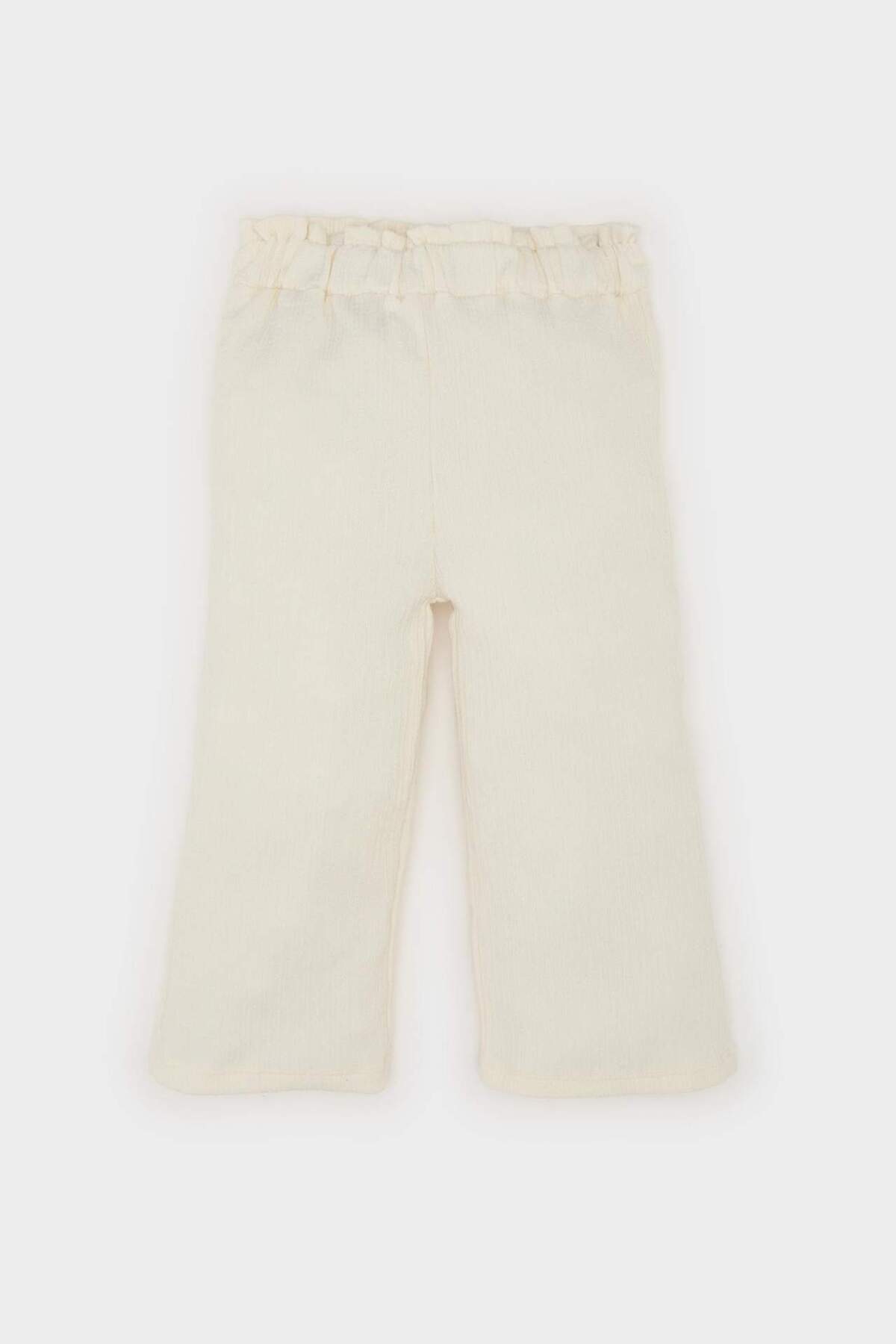 Defacto 2li Takım Kolsuz Bluz Beli Lastikli Geniş Paça Pantolon Kız Bebek C4016A525SM fotoğrafı 3 (önizleme)